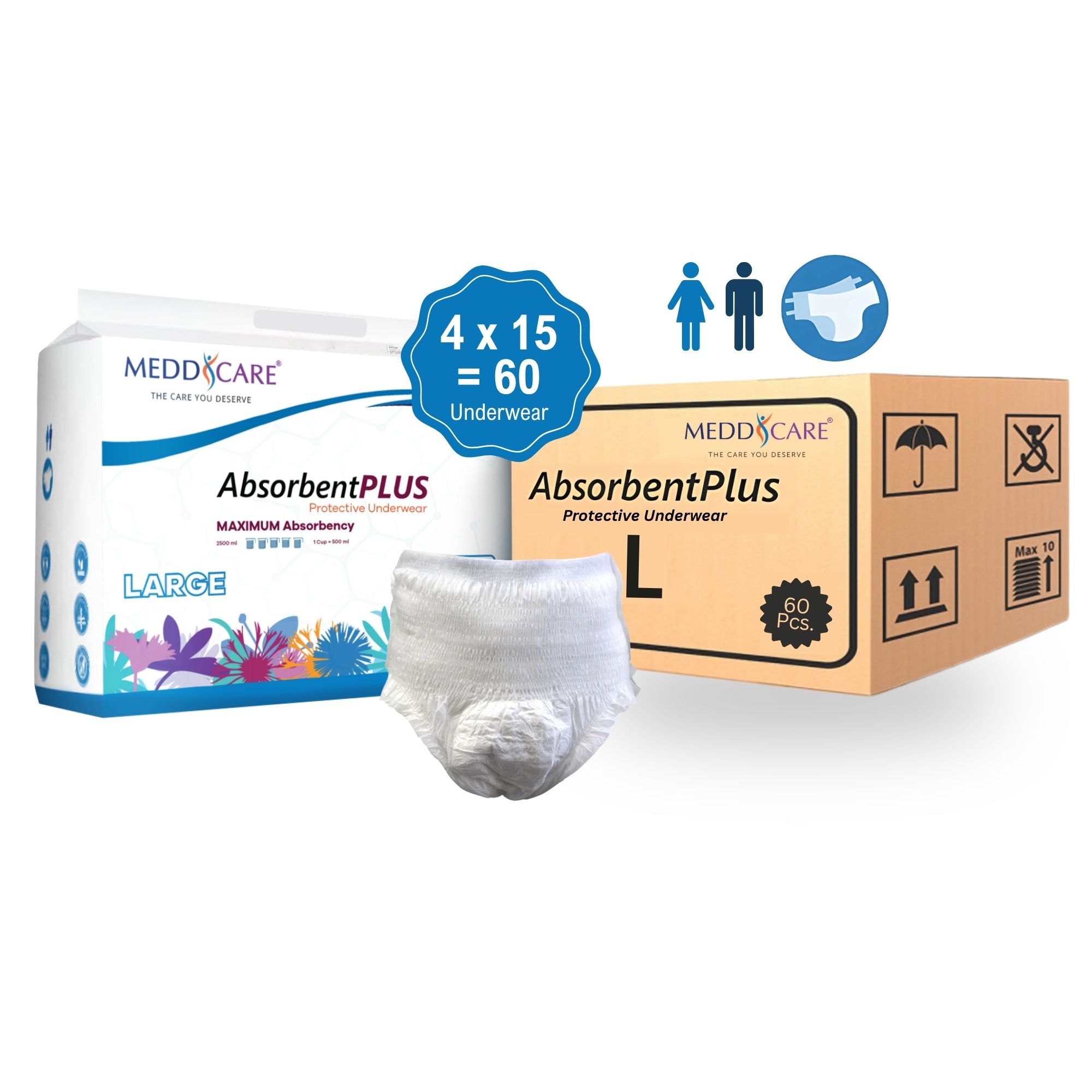 Absorbent Plus Protective Underwear - view 4