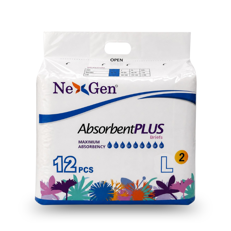 Absorbent Plus Overnight Briefs - view 2